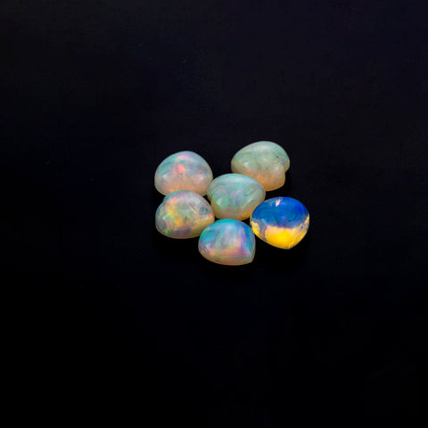 Ethiopian Opal Heart Shape 14X14 MM 39.33 CTS. Mined In Ethopia. 