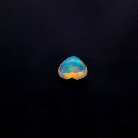 Ethiopian Opal Heart Shape 17X17 MM 10.41 CTS