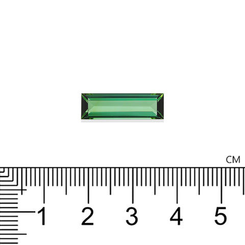Green Tourmaline 4.18 CT. 18.7X5.9 MM Baguette Cut - shoprmcgems