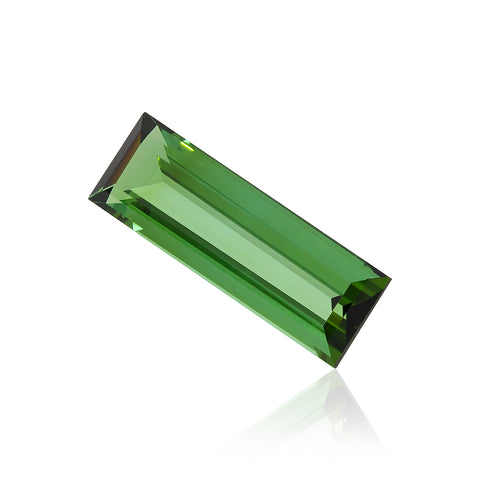 Green Tourmaline 4.18 CT. 18.7X5.9 MM Baguette Cut - shoprmcgems