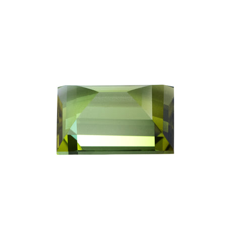 Green Tourmaline 3.54 CT. 10.3x8.34X4.8MM Baguette Cut