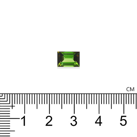 Green Tourmaline 2.10 CT. 9X6.2 mm Baguette Cut - shoprmcgems
