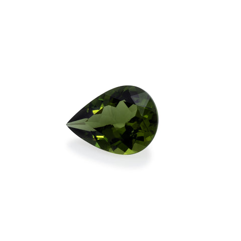Green Tourmaline 1.23 Cts 9X7 MM Pear Shape - shoprmcgems