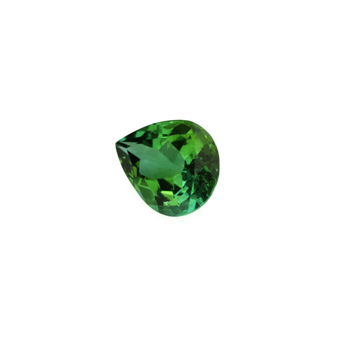 Green Tourmaline 1.57 Cts 9X7 MM Pear Shape - shoprmcgems
