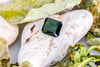 Green Tourmaline 3.55 cts 10X8 MM Octagon Cut. Green Tourmaline or Verdelite is a natural, semi-precious, green colored Tourmaline gemstone
