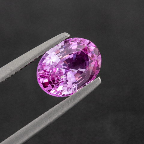 Sparkling Natural Pink Sapphire 2.39 Cts 9.5X7X4.4 mm Oval - shoprmcgems