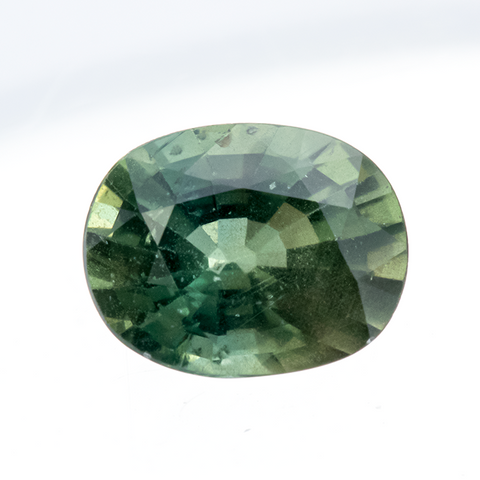 Natural Green Sapphire 3.46 ct 10X8X5.4 mm Oval - shoprmcgems