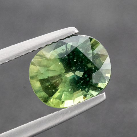 Natural Green Sapphire 3.46 ct 10X8X5.4 mm Oval - shoprmcgems