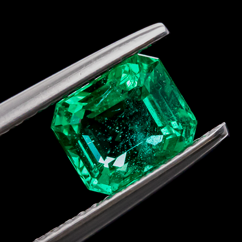 Sparkling  Natural Emerald 1.42 CT 7x6x4.5 MM Octagon - shoprmcgems