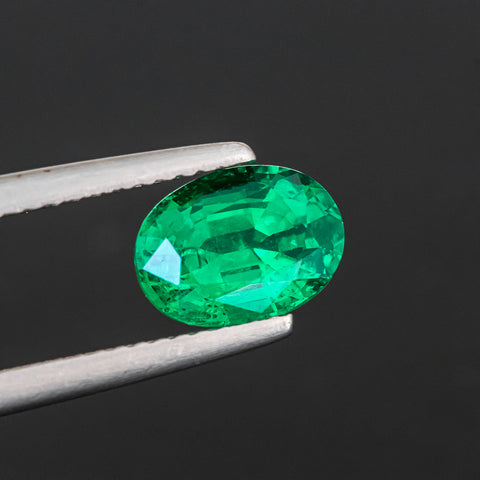 Emerald 1.78CT. 8.71x6.41x5.42 MM Oval Cut GRS Certified
