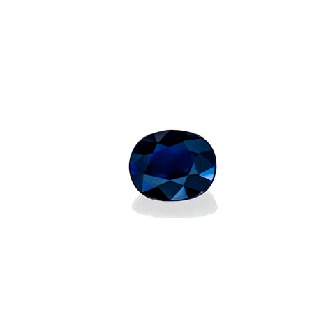 Deep Blue Sapphire 6.25 CT 11.89x10.40x5.69 MM Oval Cut Unheated GRS Certified