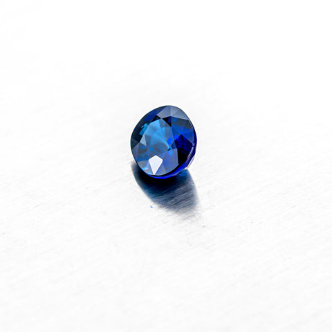 Blue Sapphire 2.04 CT 8.01X6.62X4.21 MM Oval Cut Unheated GIA Certified