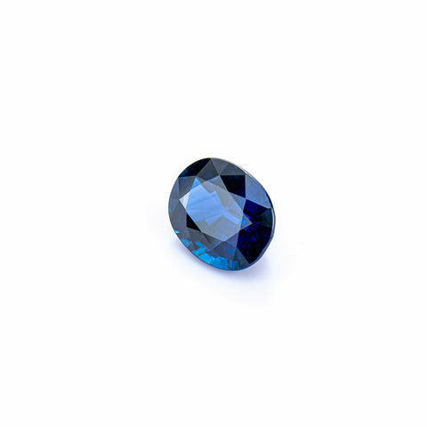 Blue Sapphire 4.29 CT 10.73X8.28X5.71 MM Oval Cut Unheated GIA Certified