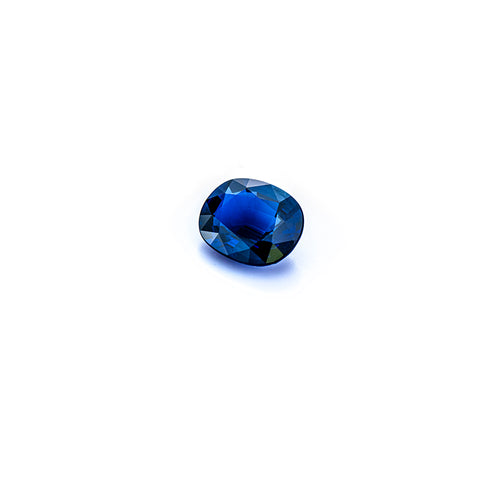 Blue Sapphire 6.44 CT 13.01X10.59X5.18 MM Oval Cut Unheated GIA Certified