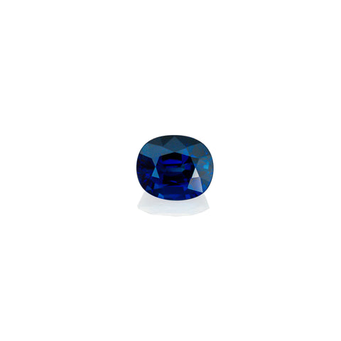 Blue Sapphire 4.23 CT 9.91X8.34X6 MM Cushion Cut Unheated GIA Certified - shoprmcgems