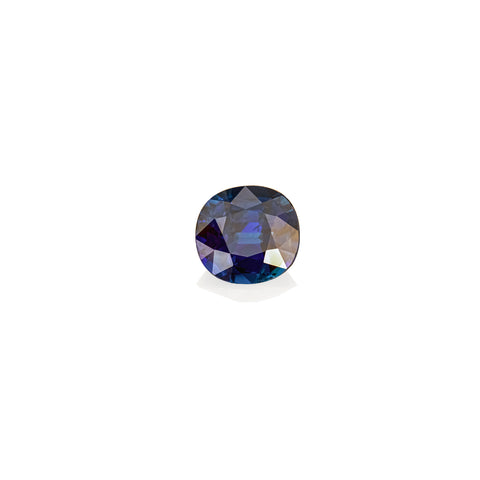 Blue Sapphire 9.11 CT 12.43X11.77X7.57 MM Cushion Cut Unheated GIA Certified. Mined In Africa.