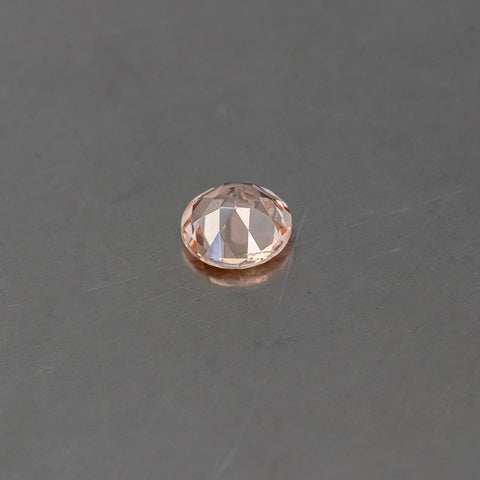 Morganite 1.19 cts 7 mm Round Cut Top View