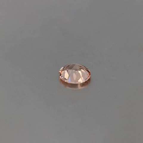 Morganite Top View 4.53 CT 12X10 MM Oval. Mined In Mozambique.