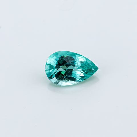 Natural Paraiba Tourmaline 1.45 CT 9.5X6.5X4.5 MM Pear Checkerboard - shoprmcgems