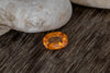 Orange Sapphire Oval 7X5 MM 1.05 CT. Mined In Africa. Day light view