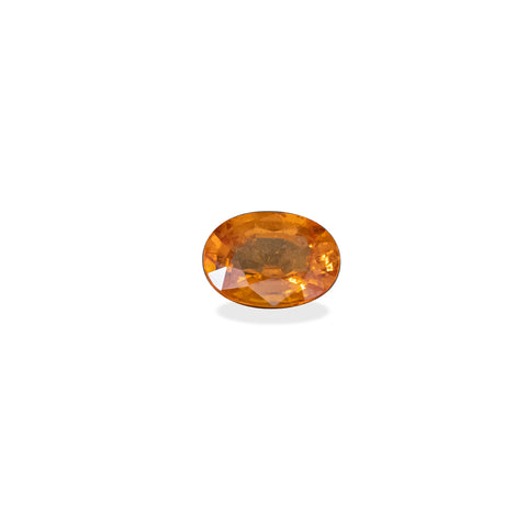 Orange Sapphire Oval 7X5 MM 1.05 CT. Mined In Africa.