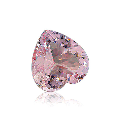 Pink Morganite Heart 12.5X12.5X6.5MM 5.4 CT. Mined In Africa. 