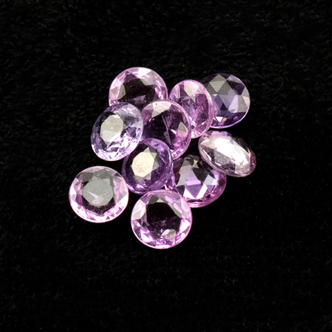 Natural Pink Sapphire 2.50 ct 4 mm Round Rose Cut - shoprmcgems