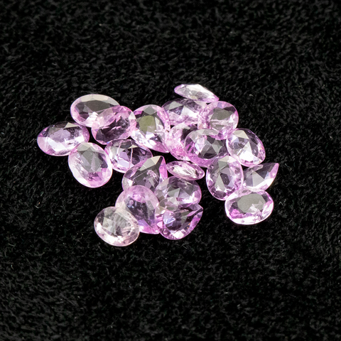Pink Sapphire 3.04 ct 4X3 mm Mix shape (Pear & Oval) Rose Cut - shoprmcgems