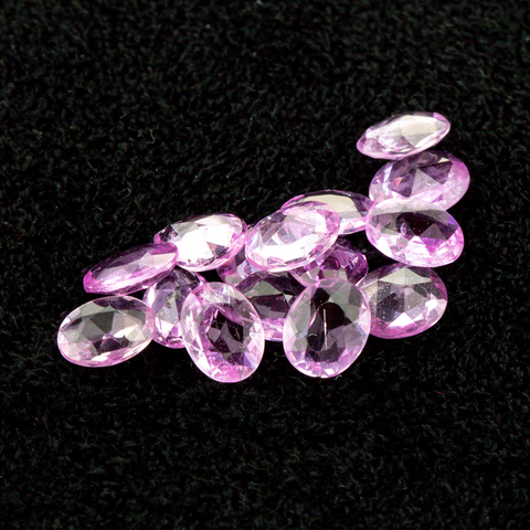 Pink Sapphire 3.18 ct 4.5X3.5 mm Mix shape (Pear & Oval) Rose Cut - shoprmcgems