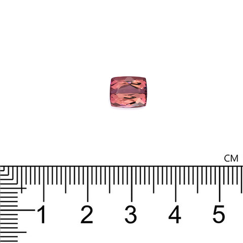 Pink Tourmaline 8.70x7.50X5.60 MM Cushion 3.16 cts - shoprmcgems