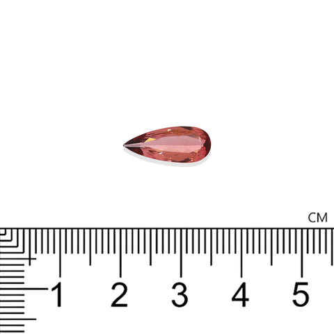 Pink Tourmaline 14.8X6.2 MM Pear 1.79 Cts. Mined In Brazil.
