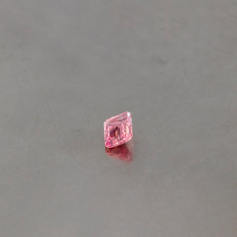 Baby Pink Tourmaline 1.76 CTS 9x7 mm Octagon Cut Side View