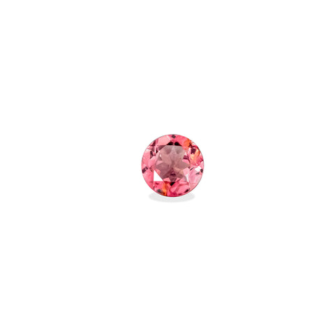 Pink Tourmaline 5 MM Round Cut 0.43 CT 