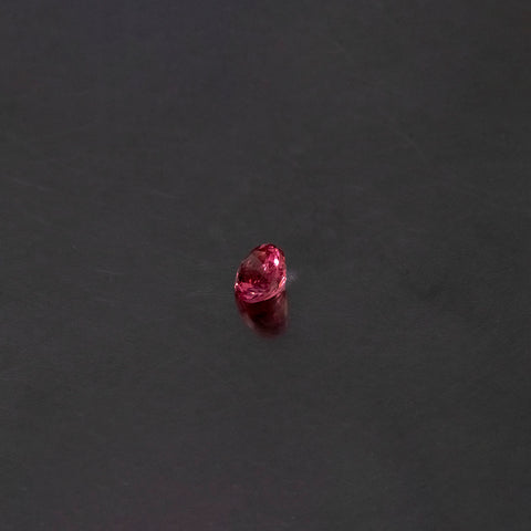 Pink Tourmaline 0.52 CT 5 MM Round Cut Side View