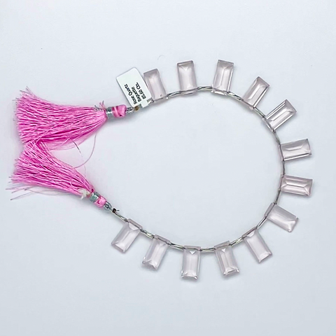Rose Quartz 16x8 mm (approx.) 85.6 CTS Beads - shoprmcgems