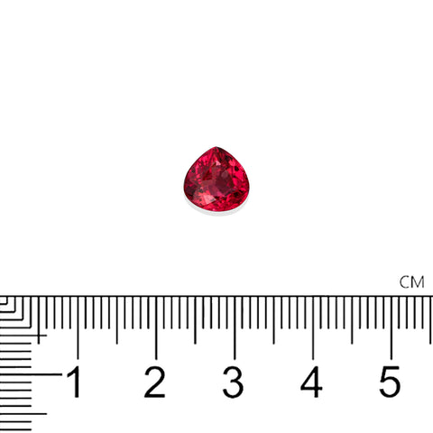 Natural Rubellite Tourmaline 2.14 CT Heart Shape 8.50 MM - shoprmcgems