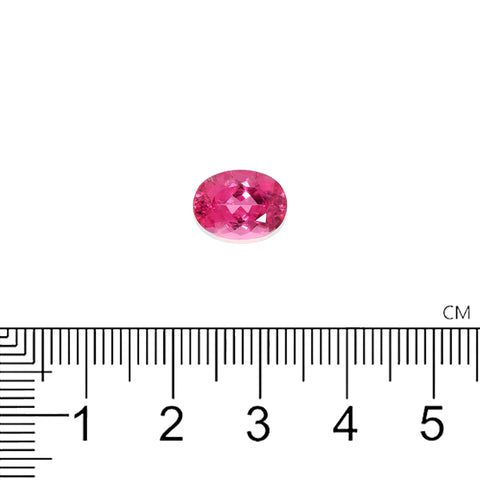 Natural Rubellite 3.36 CT Oval 11X8 MM - shoprmcgems
