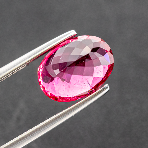 Natural Rubellite Tourmaline From Brazil 4.78 CT Oval 11.5X8.5X7 MM - shoprmcgems