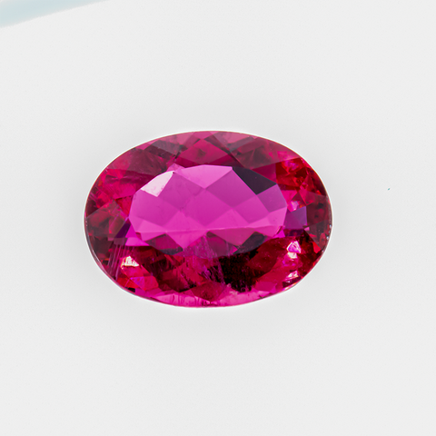 Natural Rubellite Tourmaline From Brazil 3.72 CT Oval 11.7X8.7X5.2 MM - shoprmcgems