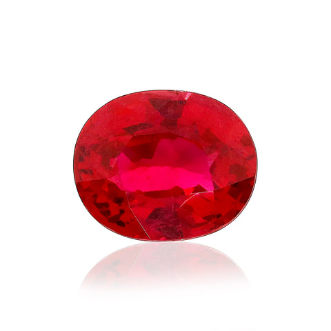 Natural Ruby 0.96 CT 6.2X5.1 MM Oval Cut