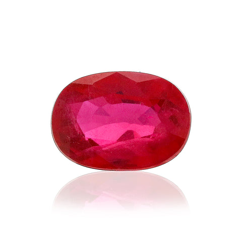 Natural Ruby 1.09 CT 7X5 MM Oval Cut