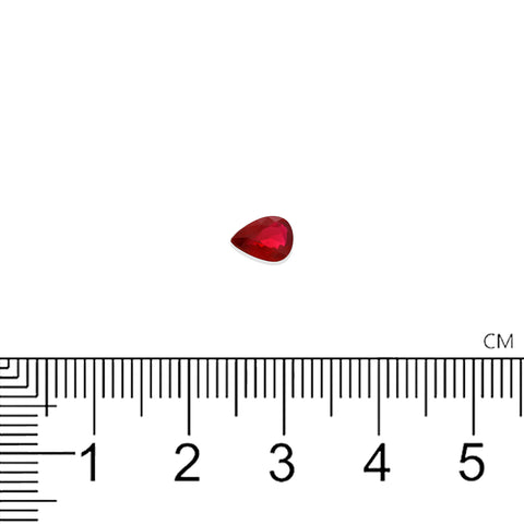 Natural Ruby 0.52 CT 6.7x5 MM Pear - shoprmcgems