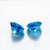Beautiful Pair of Natural Swiss Blue Topaz13 MM Heart Cut 17.66 CT - shoprmcgems