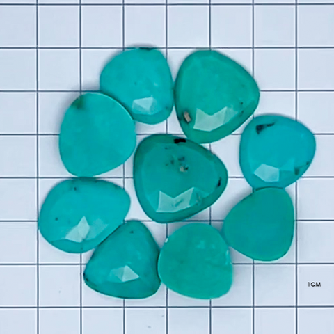 101.49 CT Turquoise Free-form (Polki Cut) 18X16 MM TO 20X22 MM (APROXX.) - shoprmcgems