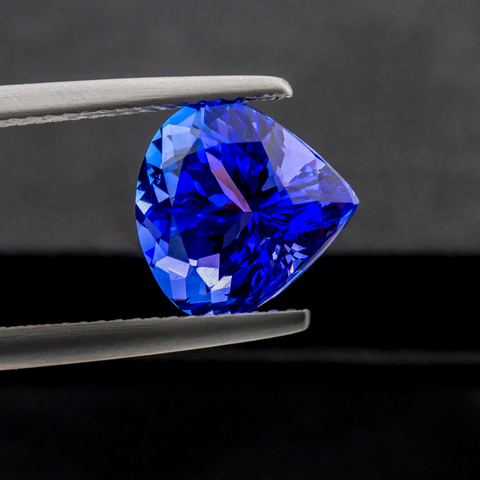 Beautiful Blue Natural Tanzanite AAA 10.5 mm Stunning Heart Cut 4.76 Cts - shoprmcgems