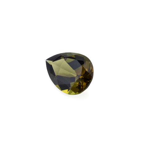 Yellow Green Tourmaline 1.52 Cts 10X7 MM Pear Shape - shoprmcgems