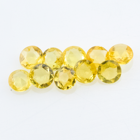 Natural Yellow Sapphire 2.66 ct 4.00 mm Round Rose Cut - shoprmcgems