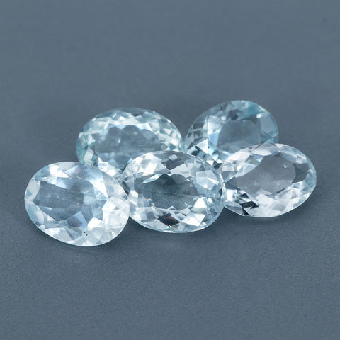 Aquamarine 5.06 CT 8x6 MM Oval Cut Exclusive collection RMCGEMS 