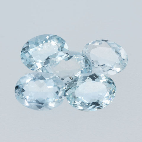 Aquamarine 5.06 CT 8x6 MM Oval Cut Exclusive collection RMCGEMS 