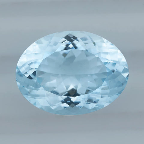 Aquamarine 8.42 CT 16.20x12.10 MM Oval Exclusive collection RMCGEMS 